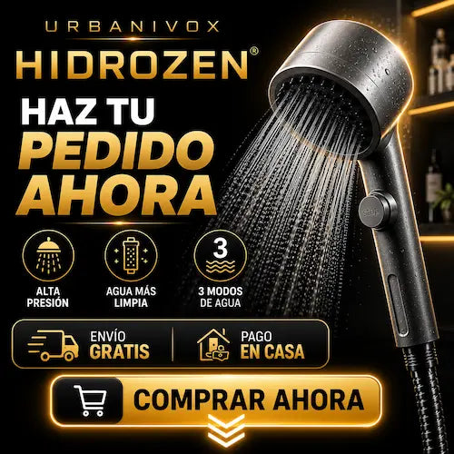 HIDROZEN® Ducha Masajeadora de Alta Presión.