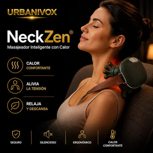 NeckZen® Masajeador Inteligente con Calor