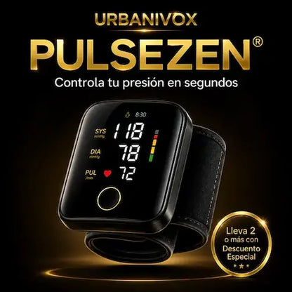PULSEZEN® Tensiómetro Digital de Muñeca