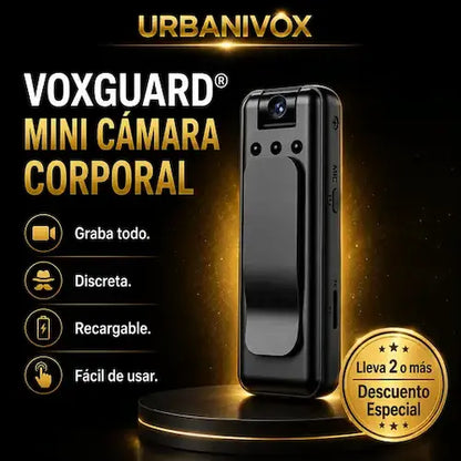 VOXWARD®  Mini Cámara Corporal Portátil