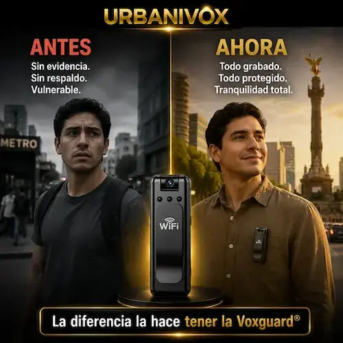 VOXWARD®  Mini Cámara Corporal Portátil