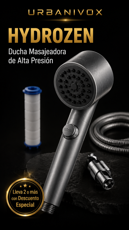 HIDROZEN® Ducha Masajeador Baño